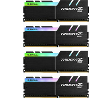 G.Skill Trident Z RGB 64GB (4x16GB) 3200MHz čierna / DDR4 / CL16-18-18-38 / 1.35V / XMP 2.0 / LED podsvietenie