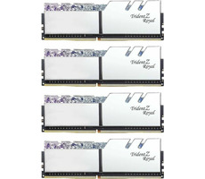 G.Skill Trident Z Royal Silver 64GB (4x16GB) 3600 MHz / DDR4 / CL16-19-19-39 / 1.35V / XMP 2.0 / LED podsvietenie