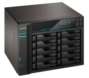Asustor Lockerstor 10 Pro-AS7110T / 10x HDD / Xeon E-2224 3.4GHz / 8GB RAM / 3x USB 3.2 / 1x 10GLAN & 3x 2.5GLAN