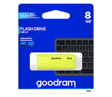 GOODRAM UME2 8GB žltá / Flash disk / USB 2.0 / čítanie: 20MBs / zápis: 5MBs