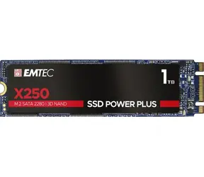 EMTEC Power Plus X250 1TB / M.2 / SATA III / 3D TLC / R: 520MBps / W: 500MBps / MTBF 2mh / 3y