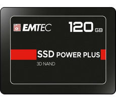 EMTEC Power Plus X150 120GB / 2.5&quot; / SATA III / 3D TLC / R: 520MBps / W: 500MBps / IOPS: 70K&amp;80K / MTBF 2mh / 3y