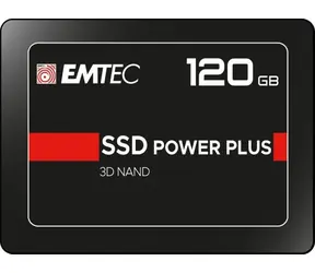 EMTEC Power Plus X150 120GB / 2.5" / SATA III / 3D TLC / R: 520MBps / W: 500MBps / IOPS: 70K&amp;80K / MTBF 2mh / 3y