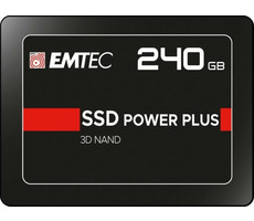 EMTEC Power Plus X150 240GB / 2.5&quot; / SATA III / 3D TLC / R: 520MBps / W: 500MBps / IOPS: 70K&amp;80K / MTBF 2mh / 3y