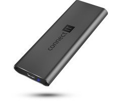 CONNECT IT AluSafe / externý box pre M.2 NVMe SSD disky / 10 Gbps / USB-C 3.2 Gen2 / 2230 &amp; 2242 &amp; 2260 &amp; 2280 mm