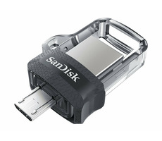 SanDisk Ultra Dual 32 GB / Flash Disk / 32 GB / USB 3.0 (A &amp; microUSB) / rýchlosť až 150MBs