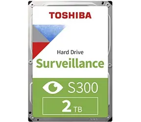 Toshiba S300 Surveillance 2TB / Interný disk / 3.5" / 128MB cache / 5400 rpm / SATA III