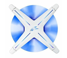 EVOLVEO Ptero 12CB ventilátor 120mm biela / PWM / 4pin / modré LED / 12V