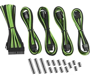 CableMod Classic ModMesh Kábel Extension Kit 8+6 pin PCIe - čierno-zelená