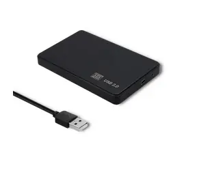 Qoltec 51862 púzdro pre externý disk čierna / HDD | SSD 2.5" SATA3 / USB 2.0
