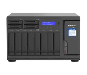 QNAP TVS-h1288X-W1250-16G / 12x HDD / Xeon W-1250 3.3 GHz / 16 GB DDR4 / 2.5 &amp; 3.5" SATA / 4x2.5GLAN / 2x 10GLAN