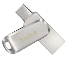 SanDisk Ultra Dual Drive Luxe 32 GB strieborná / Flash Disk / USB-A 3.1 &amp; USB-C 3.1 / čítanie: 150 MBs