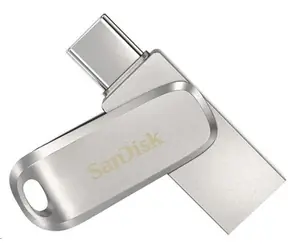 SanDisk Ultra Dual Drive Luxe 128 GB strieborná / Flash Disk / USB-A 3.1 &amp; USB-C 3.1 / čítanie: 150 MBs