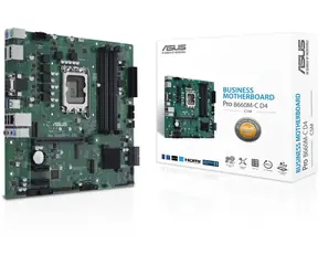 ASUS PRE B660M-C D4-CSM / B660 / LGA 1700 / 4x DDR4 / PCIEx16 / 1x GLAN / micro-ATX