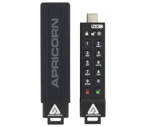 Apricorn Aegis Secure Key 3NXC 64GB / Flash Disk / šifrovanie 256-it AES / USB-C 3.0 / IP67 / FIPS 140-2 Level 3