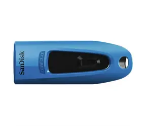 SanDisk Ultra 64 GB modrá / Flash Disk / USB-A 3.0 / čítanie až 100 MB/s / zápis až 40 MB/s