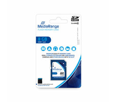 MediaRange SDHC 8GB / Class 10 / R: 15MBs / W: 10 MBs