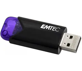 EMTEC B110 Click Easy 16GB modrá / Flash Disk / USB 3.0 / R: 20MBs / W: 10MBs