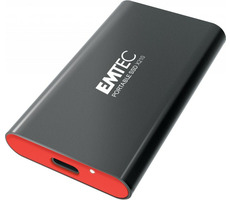 EMTEC Elite X210 256GB SSD čierna / Externý SSD / čítanie: 500 MBs / zápis: 500 MBs / USB-C 3.1 / 3y