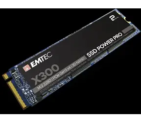 EMTEC X300 SSD Power Pre 2TB / SSD / M.2 2280 / PCIe 3.0 x4 / R: 3000 MBs / W: 3000 MBs / IOPS: 230K 640K / TLC