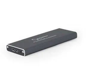Gembird EE2280-U3C-01 čierna / externý box / 22mm / hliníkový / USB 3.0