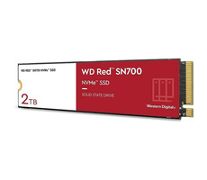 WD RED SN700 2TB / M.2 2280 / NVMe PCI-E 3.0 x4 / RW: 3400 &amp; 2900 MBps / MTTF: 1.75 / 5y