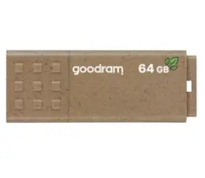GOODRAM ECO FRIENDLY USB 3.0 64GB hnedá / Flash disk / USB-A 3.0 / čítanie: 60MBs / zápis: 20MBs