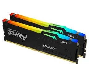 Kingston Fury Beast Black RGB 16GB (2x 8GB) DDR5 5600MHz/CL40/DIMM/ECC/XMP