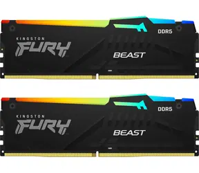 Kingston Fury Beast Black RGB 64GB (2x32GB) DDR5 5600MHz/CL40/DIMM/ECC/XMP