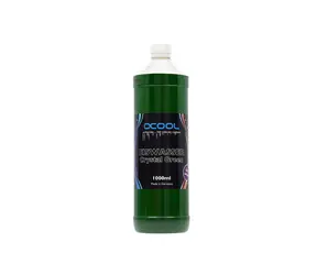 Alphacool Eiswasser Crystal Green UV-aktívny premixovaný coolant 1000ml / chladiaca kvapalina / UV aktívny