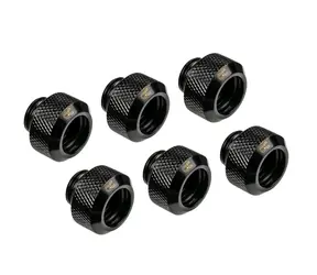 Alphacool Eiszapfen 13mm kompresné šróbenie HardTube G1/4" sixpack čierna / 6 ks
