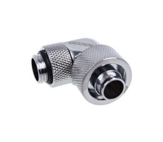 Alphacool Eiszapfen 16/10mm kompresné šróbenie otočné 90° G1/4 chróm