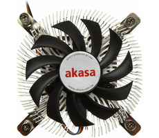 Akasa AK-CC7129BP01 / nízkoprofilový chladič pre CPU / pre Intel / pre Mini-ITX / pre 775/115x/1200