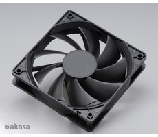 Akasa AK-174BKT-B prídavný ventilátor / 120x120x25 mm / 38dB @ 2300 RPM