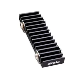 Akasa Gecko Pro / pasívny chladič pre M.2 SSD / hliník