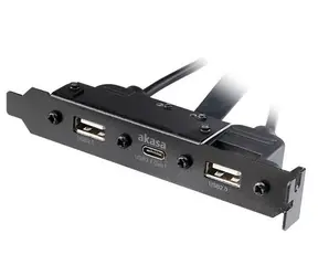 Akasa AK-CBUB53-40BK / PCIe rozširovací adaptér / USB 3.1 / USB 2.0