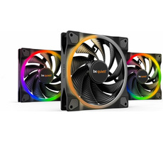 be quiet! Light Wings 140 High-speed Triple pack čierna / 140mm / ARGB / Rifle Bearing / 31dB @ 2200RPM / 71.7CFM / 4-pin