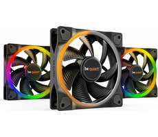 be quiet! Light Wings 120 Triple pack čierna / 120mm / ARGB / Rifle Bearing / 20.6dB @ 1700RPM / 41.51CFM / 4-pin