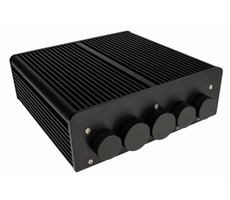 Akasa Pascal TN UCFF čierna / Mini ITX / IP65 / možnosť zavesenia na stenu / hliník / OEM / bez ventilátora