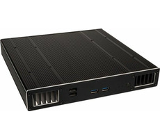 Akasa Plato TN UCFF čierna / Mini ITX / možnosť zavesenia na stenu / hliník / OEM / bez ventilátora