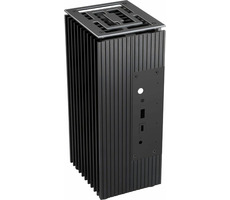 Akasa Turing FX Fabless UCFF čierna / UCFF 4&quot;*4&quot; / hliník / OEM / bez ventilátora