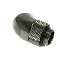 BitsPower otočný uhlový adaptér 45° G1/4" (M) > G1/4" (F) lesklá čierna