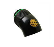 BitsPower otočný uhlový adaptér 45° G1/4" (M) > G1/4" (F) matná čierna