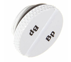 BitsPower Tesniaca zátka plochá G1/4 (M) biela