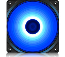 DEEPCOOL RF120B číra / modrá LED / 120mm / 48.9 CFM / 21.9dB @ 1300 RPM