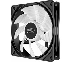 DEEPCOOL RF120R číra / červená LED / 120mm / 48.9 CFM / 21.9dB @ 1300 RPM
