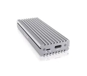 Icy Box IB-1817Ma-C31 strieborná / Externý box pre M.2 PCIe NVMe SSD / M.2 2230 &amp; 2242 &amp; 2260 &amp; 2280 / USB-C