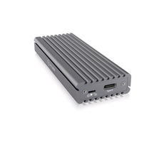 Icy Box IB-1817MC-C31 čierna / Externý box pre M.2 NVMe &amp; SATA / Heat sink / Write protection / USB-C &amp; USB A