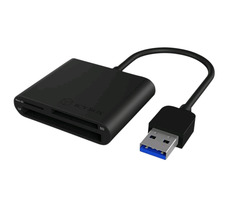 Icy Box IB-CR301-U3 externá čítačka pamäťových kariet / 3 porty / USB 3.0