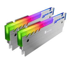 Jonsbo NC-3 2x ARGB chladič RAM strieborná / 141 x 8.5 x 43 mm / 2ks